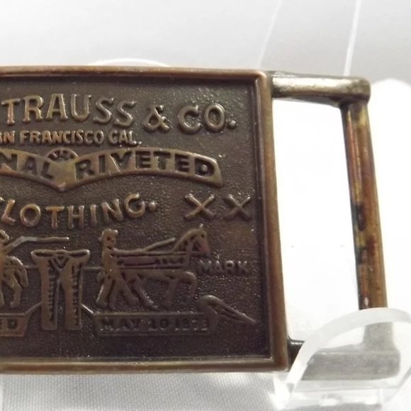 Levi Strauss & Co. Advertising Belt Buckle - Picture 4 of 8